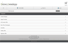 Tablet Screenshot of distinct-impressions.com